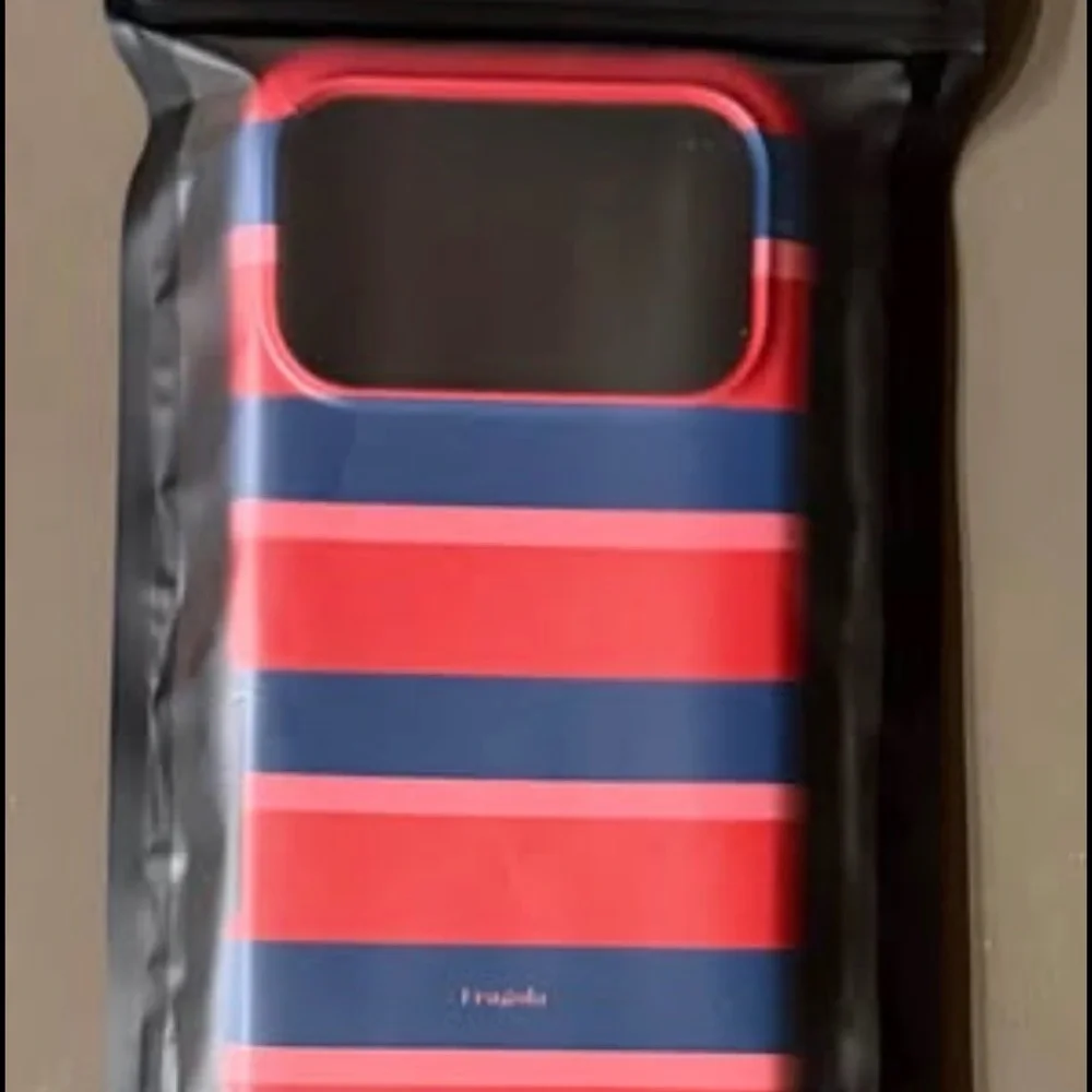 Fragola iPhone 17 Pro Pink and Plum Stripe Phone Cover -NEW
